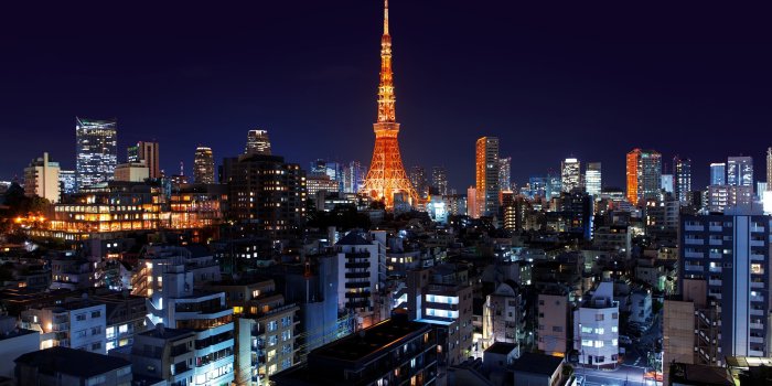 2880x1800 Wallpaper Roppongi, Minato, Japan, Tokyo, tower, night, city, lights