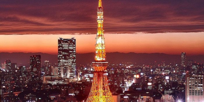 1024x768 Tokyo Tower At Night HD Wallpaper, Background Images