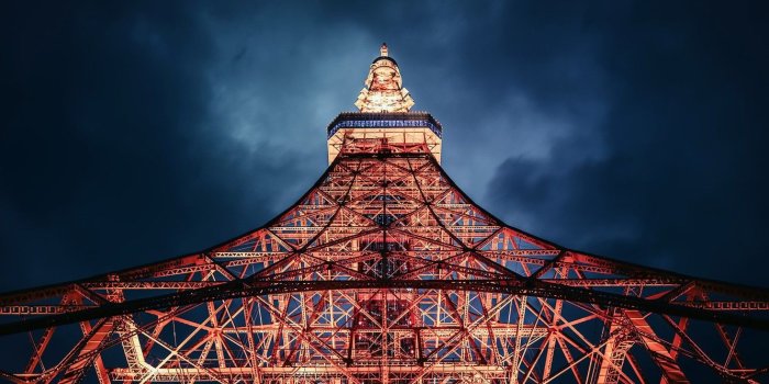 1332x850 Wallpaper Tokyo, night, Tower images for desktop, section город