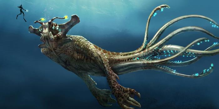 1900x1025 The first sea emperor concept art. | zach in 2019 | Subnautica