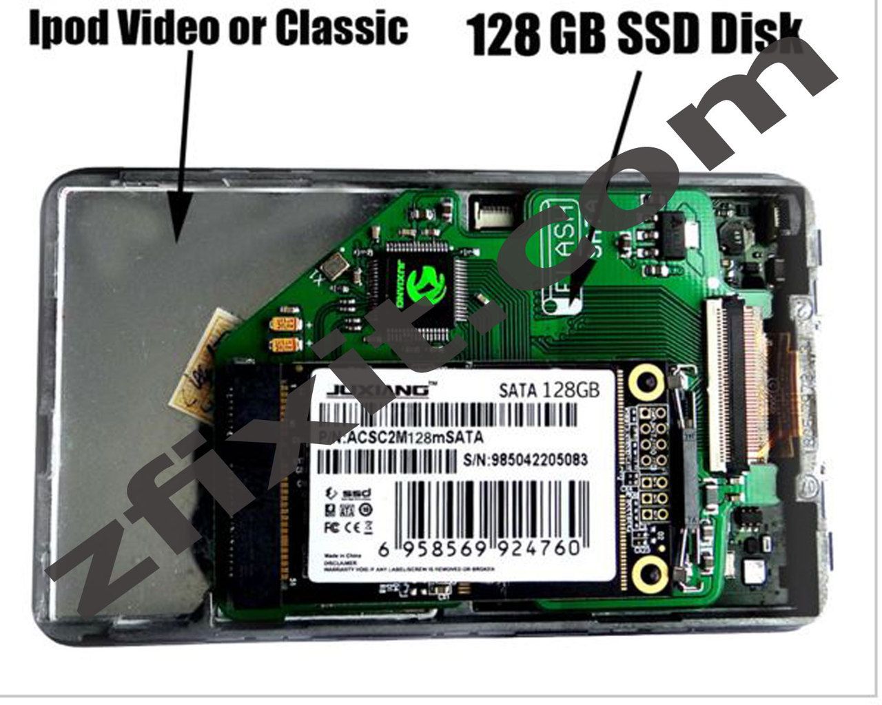 1280x1024 iPod Classic SSD Hard Drive Upgrade