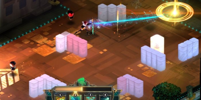 1330x861 Transistor (PC) | Videogames | Transistor game, Game google, Menu design
