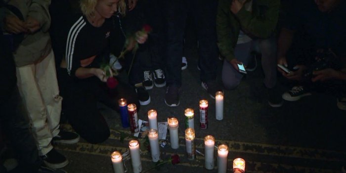 1920x1080 Crowd of Hundreds Shuts Down Melrose Avenue Amid Memorial for Slain