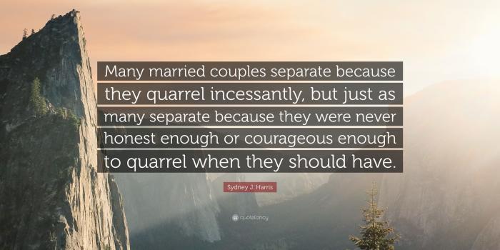 3840x2160 Sydney J. Harris Quote: “Many married couples separate because they