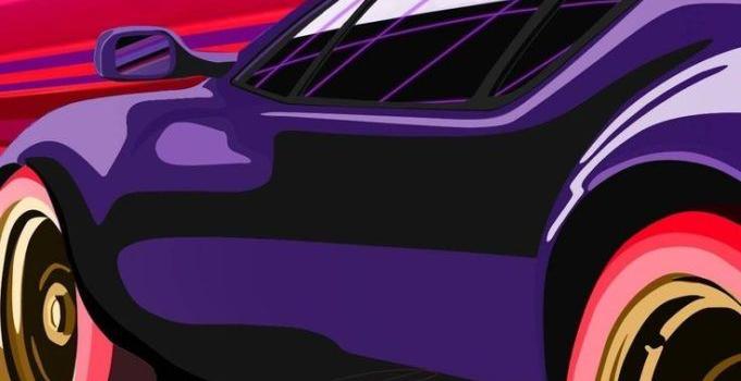 681x1474 iPhone XS wallpapers : Retro Racing Muscle Car Iphone X - Wallpaper