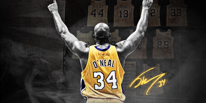 1920x1200 Shaquille O'Neal - Graphics | Los Angeles Lakers