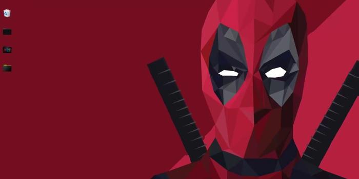 1280x720 wallpaper engine Deadpool Low Polygon live wallpaper free