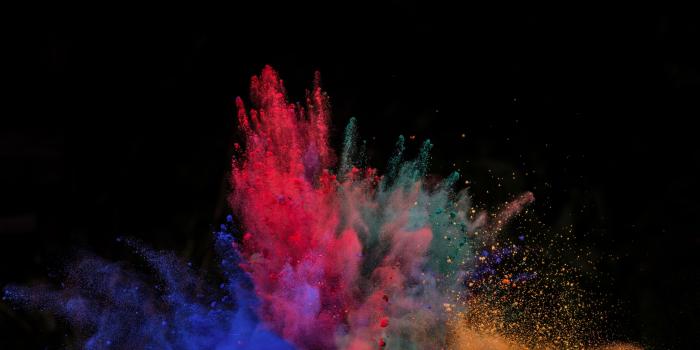 3840x2400 Download 3840x2400 wallpaper color, explosion, powder's blast, 4k