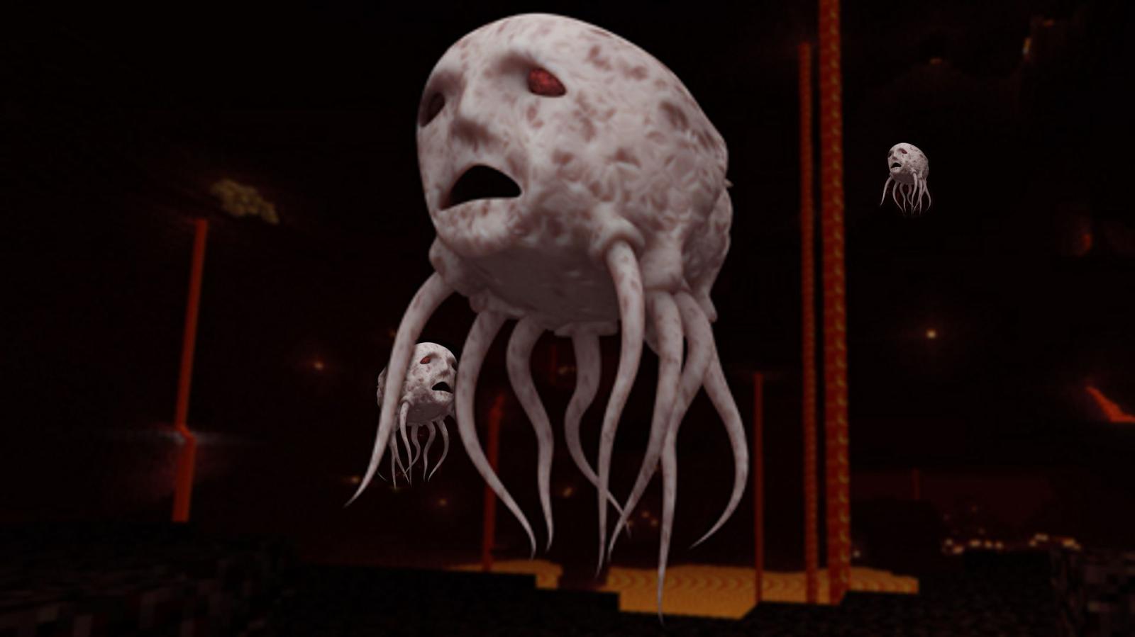 1920x1079 Minecraft, Ghast :: Wallpapers