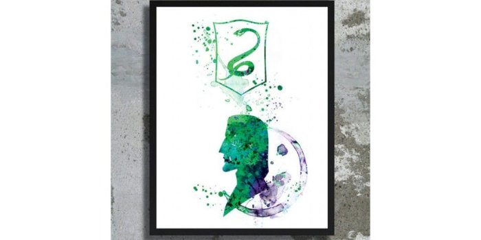 1024x768 Severus Snape Watercolor Print Art Slytherin watercolor poster Harry