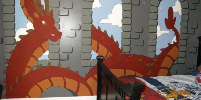 1024x768 Slytherin' Serpent Wall Mural