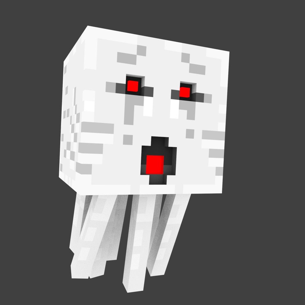 1024x1024 Minecraft Ghast - GaPhotoWorks - Free Photo and Wallpapers