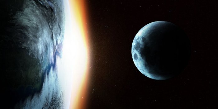 1440x2560 Wallpaper Earth, Moon, Transit, Galaxy - Moon Galaxy Phone