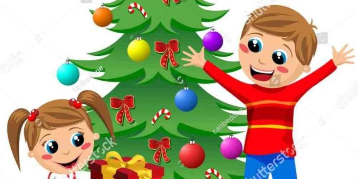 1000x1264 cartoon christmas tree with presents | Xmast Decors | Cartoon