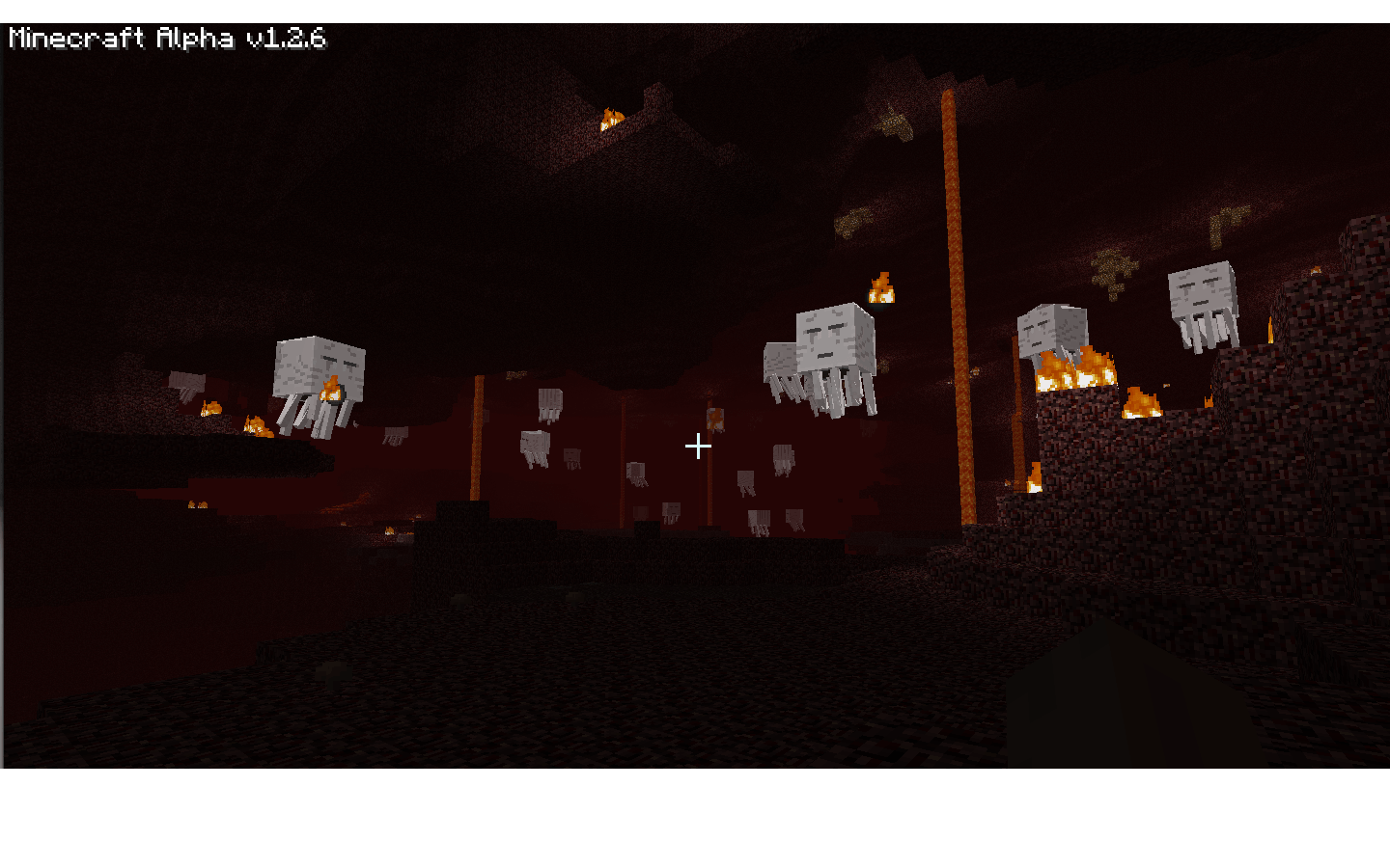 1440x900 Ghast spawning was crazy back in Alpha : Minecraft