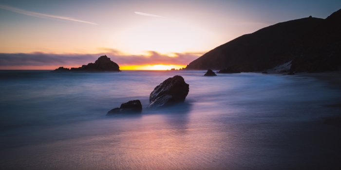 3840x2160 Wallpaper Pfeiffer Beach, 5k, 4k wallpaper, Big Sur, California, USA