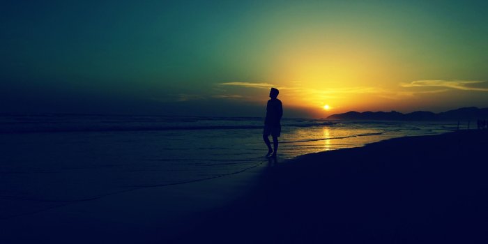 2880x1800 Beach Sunset Sad Hd Desktop Wallpapers | Beautiful BeachAuresqueue.com