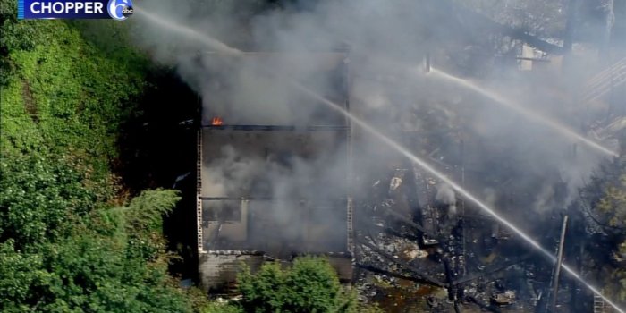 1600x900 Firefighters battle barn blaze in Chester County