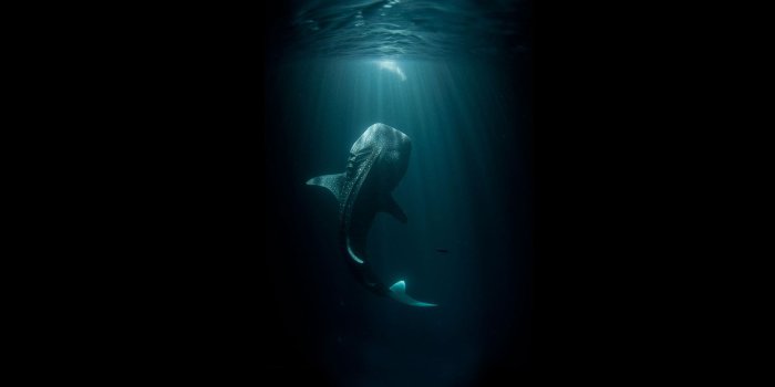 1920x1080 fish, Giant, Underwater, Ocean, Black, Shark Wallpapers HD / Desktop