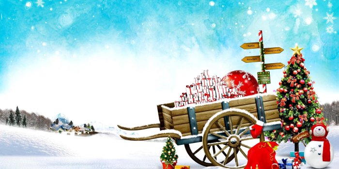 2560x1600 35+ Christmas Sleigh Wallpapers - Download at WallpaperBro