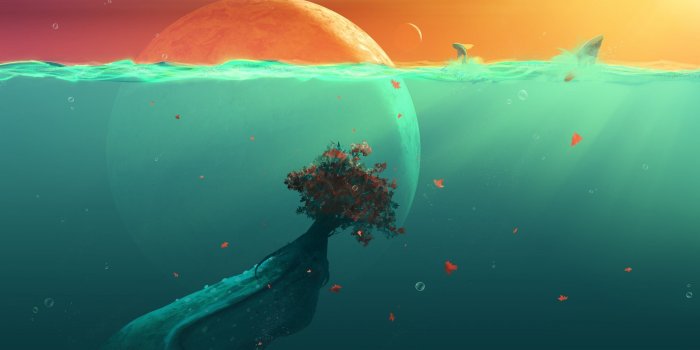 2880x1800 Pyschedelic, Wallpaper HD Mobile Free Wallpaper, Ocean, Artwork