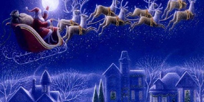 1280x1024 Santa Sleigh Ride HD Picture