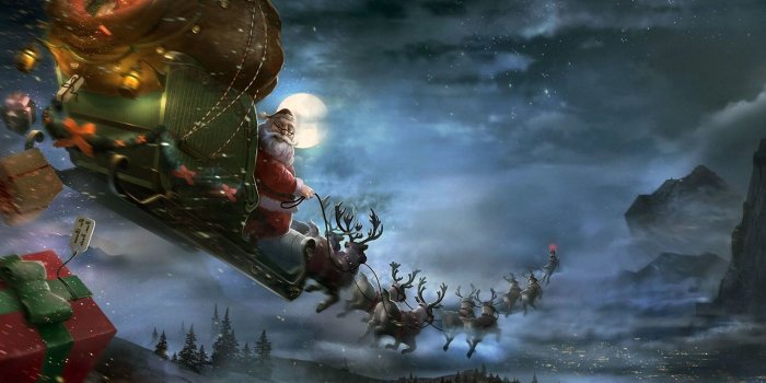 1984x1127 70+ Santa Wallpapers on WallpaperPlay