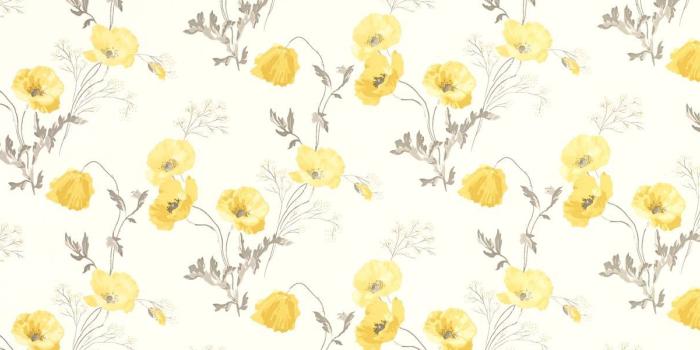 1400x600 Yellow flower wallpaper designs Gallery