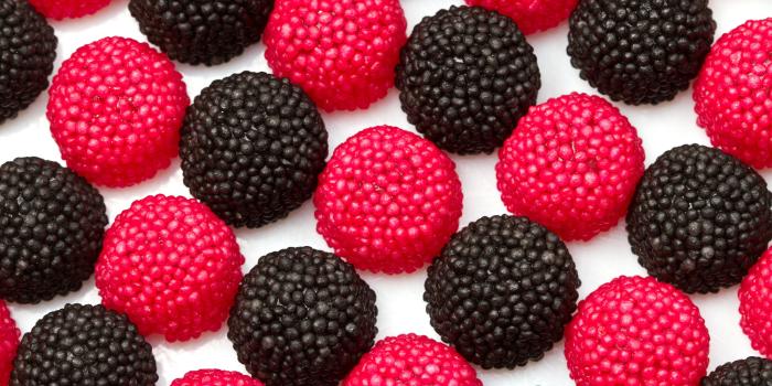 3840x2400 Photo Red Black Candy Marmalade Food confectionery 3840x2400