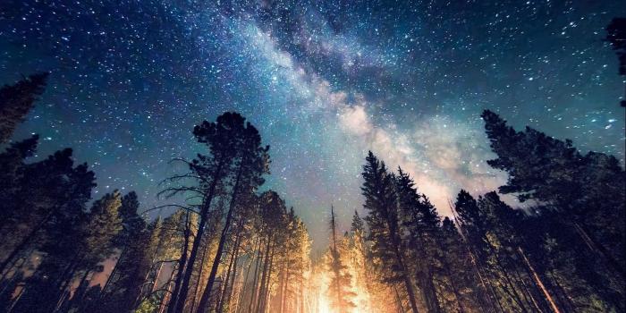 1700x1085 long Exposure, Starry Night, Milky Way, Galaxy, Nature, Camping