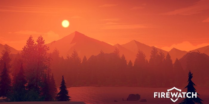 1920x1080 Orange sunset over the lake - Firewatch wallpaper - Game wallpapers
