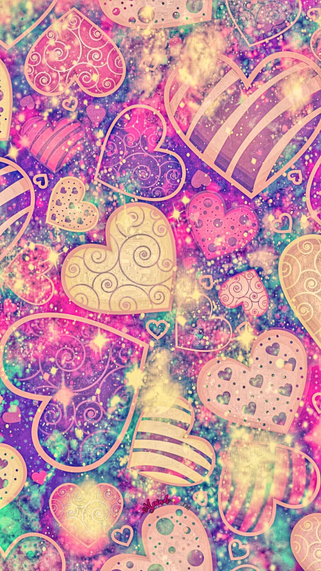1080x1920 76+ Cute Glitter Wallpapers on WallpaperPlay