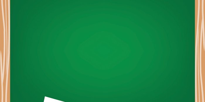 1600x1200 Green School Board Powerpoint Templates - Education - Free