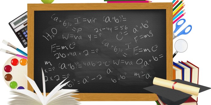 2560x1440 Download wallpaper 2560x1440 board, school, formula, toiletries