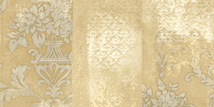 1200x1120 Mud Cloth Stripes Wallpaper Gold Cream Modern Damask Deconstructed Abstract