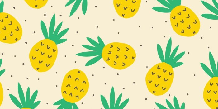 1136x936 Funny Pineapple Pattern Vector Art & Graphics