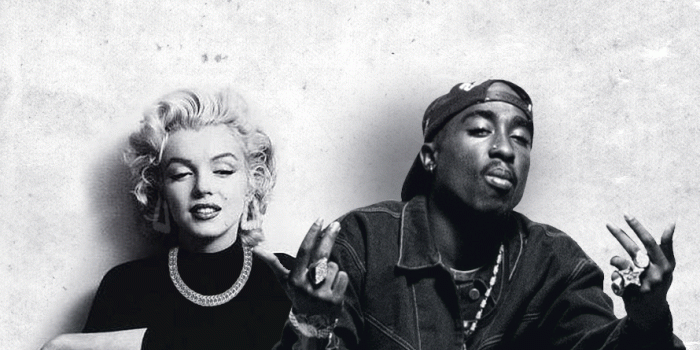 890x890 MsStylez x Marilyn Monroe x 2pac | via Tumblr