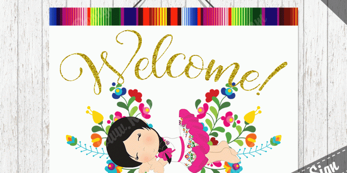 2048x1536 Little Señorita Welcome Sign Baby Shower Girl Fiesta Theme Girl Mexican  Fiesta --INSTANT DOWNLOAD