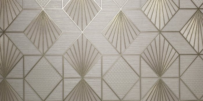 3024x3024 8576-01 Modern Wallpaper cream gold metallic textured geometric