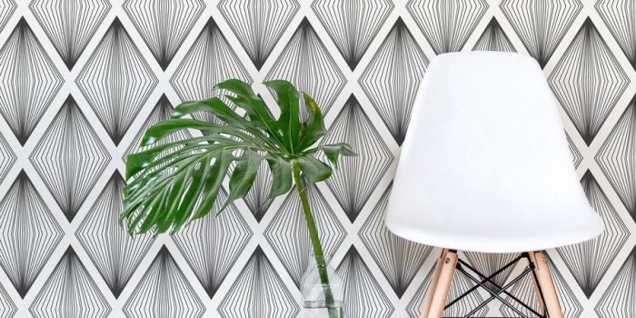 900x900 Modern diamond pattern wallpaper