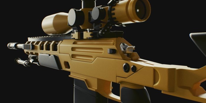 1920x1080 COD Bo2 ballista sniper high poly | 3D model