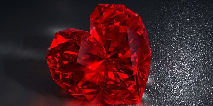 1422x800 Diamond Heart Free Wallpaper download - Download Free Diamond Heart