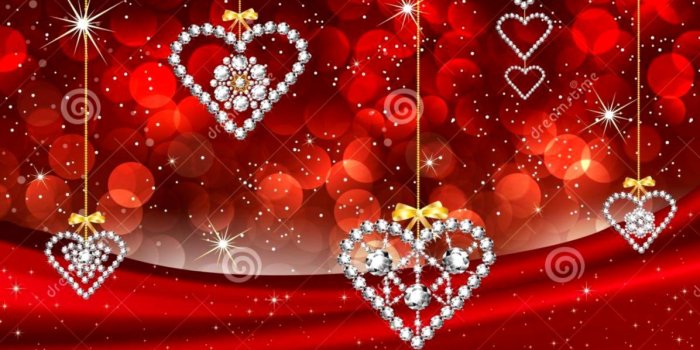 1196x1080 Romantic Diamond Heart Wallpaper | Opera Wallpapers