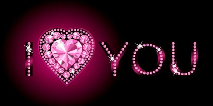 1284x691 Diamond Heart Valentines Day Wallpaper | Wallpapers Awards