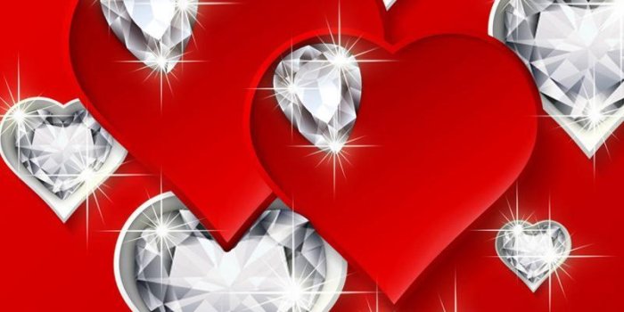 800x1280 Diamond Hearts Live Wallpaper for Android - APK Download