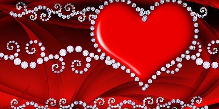 1280x800 Diamond Heart Wallpapers for Desktop Free wallpaper download 1280x800
