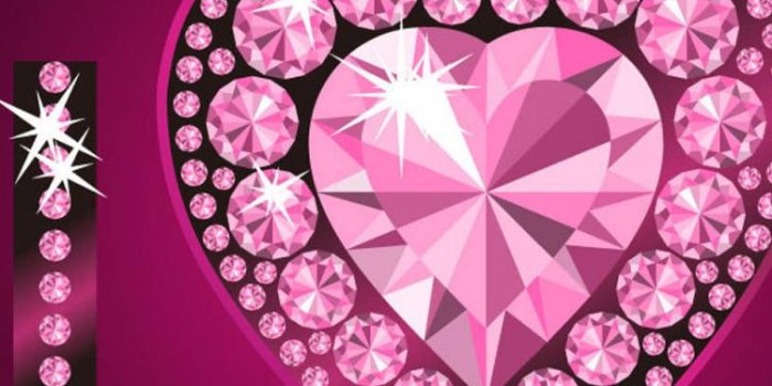 750x1334 Valentine's day - diamond heart love HD wallpaper download