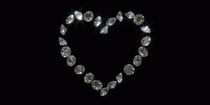 1920x1080 Diamond heart background - LOOPED cg animation Motion Background -  Storyblocks Video