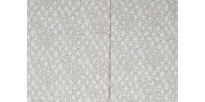 1692x1692 Boho Diamond Screen Printed Wallpaper in Mauve and Clay on Snow