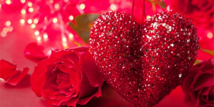 1468x1000 Amazon.com : Laeacco Red Diamond Heart Rose Flowers Bokeh Haloes
